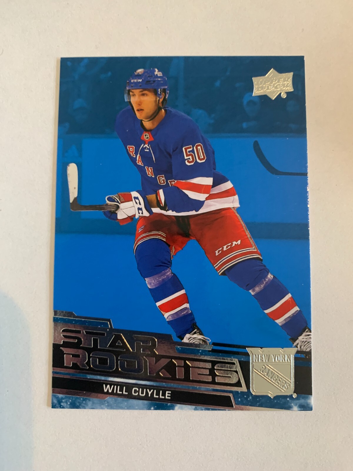 2023-24 Upper Deck Star Rookies Blue #20 Will Cuylle - New York Rangers