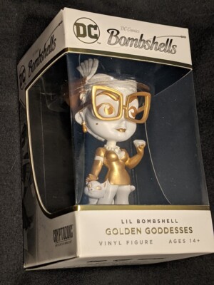 2019 Cryptozoic DC Comics Bombshells 3 Golden Goddesses Catwoman Vinyl Figure!