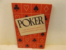 POKER The Nation's Most Fascinating Card Game 1950 by U.S. Playing Card Co. pb