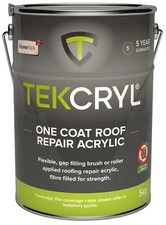 TekCryl One Coat Storm Roof Repair Compound Asbestos Felt cromapol leak quick