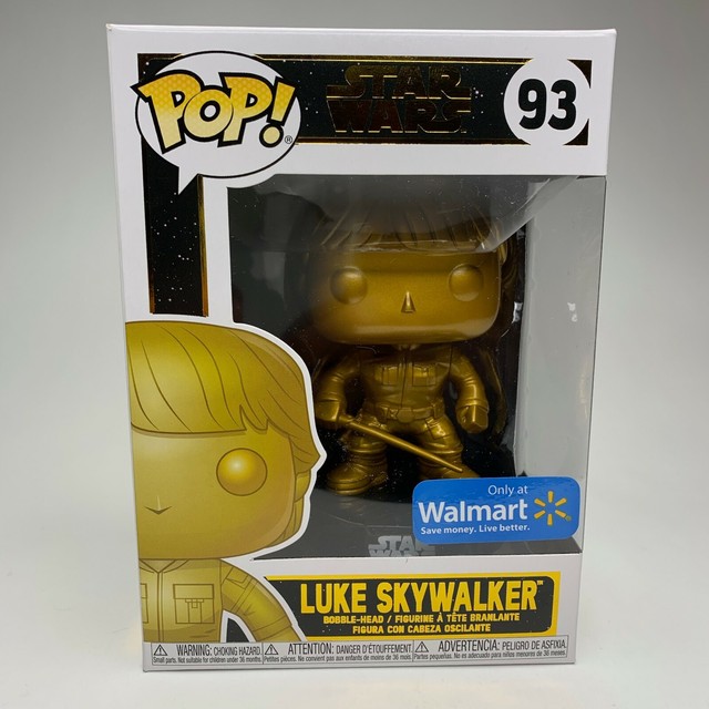 gold luke skywalker funko pop