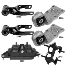 6PCS Motor & Trans Mount Fits Uplander Rendezvous Terraza Venture Silhouette