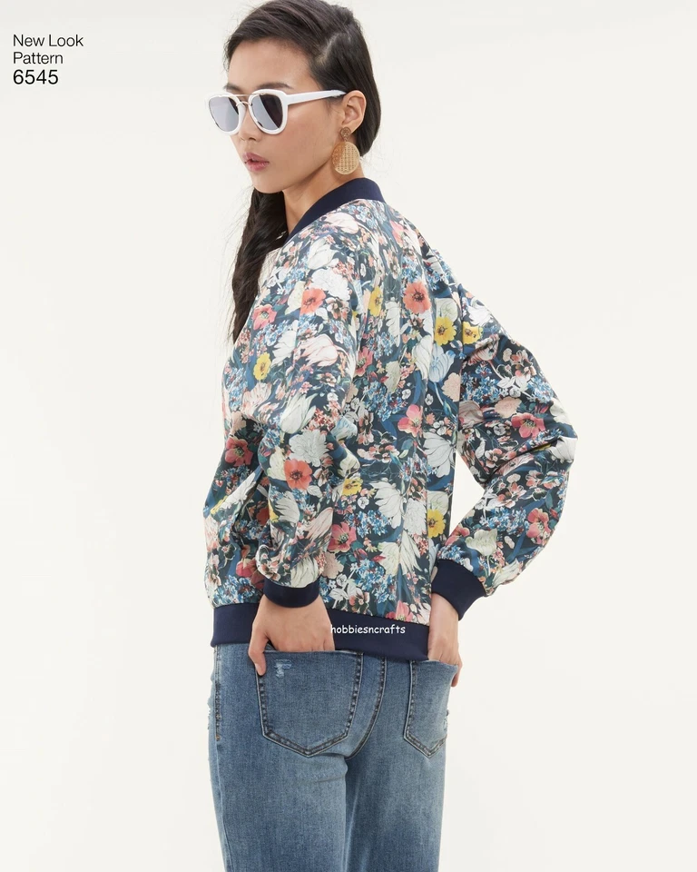 NEW LOOK 6545 MISSES' FLIGHT JACKET Sewing pattern  Sizes 6 - 18 - Image 4 of 4