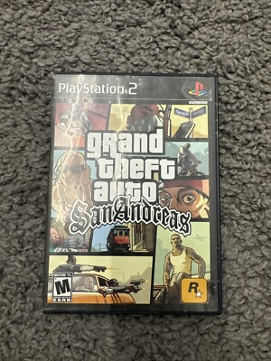 Grand Theft Auto: San Andreas PlayStation 2 PS2 2004 CIB W/ Map Tested ...