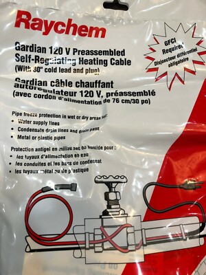 Raychem Gardian 120V Self-Regulating Heating Cable - Pipe Freeze Protection