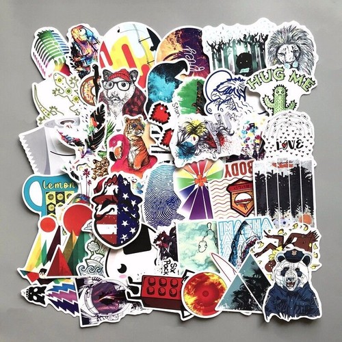 100 skateboard stickers vinyl stickers car snowboard laptop - Picture 2 of 8