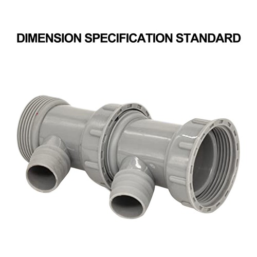 Sink Drainpipe Adapter Y Shaped Kitchen Basin Sewer Branch Connector Durable - Picture 4 of 9