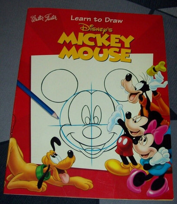 Learn To Draw Disney's Mickey Mouse Book ~ New!