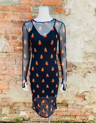 fire mesh dress