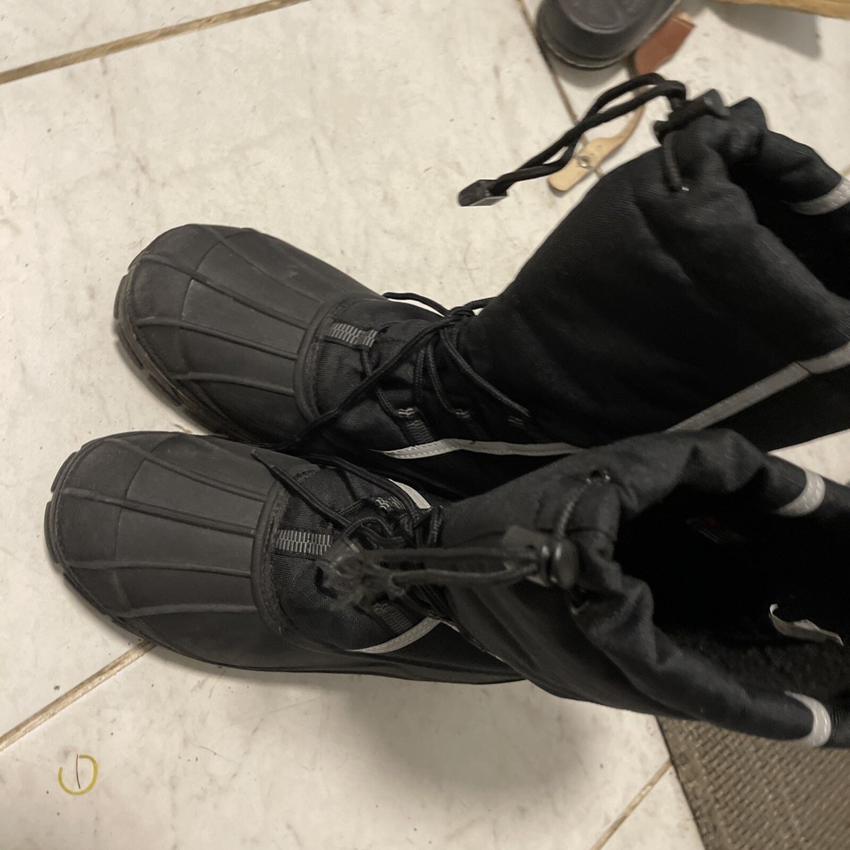 Aleader Insulated Snow Boots Mens Size 9 Waterproof Cold 