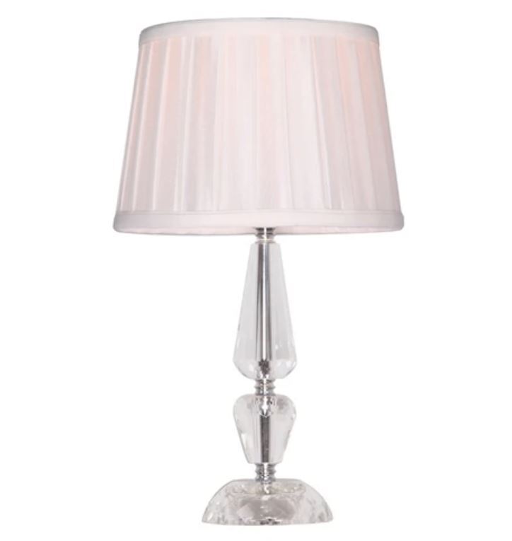 Debenhams 'Small 'Elena' Crystal Glass Table Lamp UK