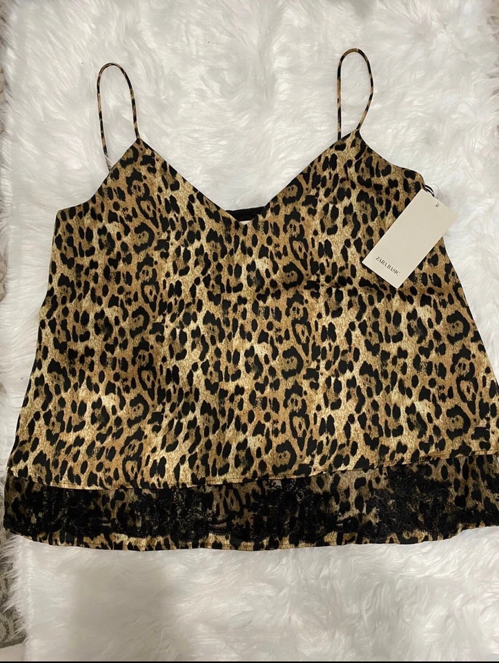 ZARA Cheetah Top M 8354/716/051