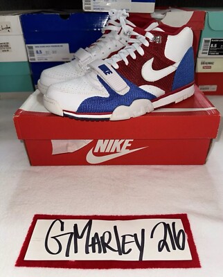 Nike Air Trainer 1 Mid Open Qs Puerto Rico Size 8.5 Vtg Rare DS