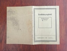 Opel Typ 1397 1934 Oldtimer Original Fahrzeug Brief Papiere Kraftfahrzeugbrief @