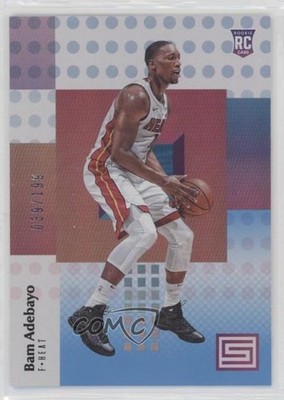 2017-18 Panini Status Rookies Blue 39/199 Bam Adebayo #132 Rookie RC 03pu