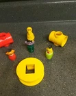 Vtg. 1970s sesame Street Clubhouse Playset parts. Bert  Ernie Big Bird The Count