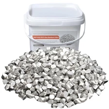 4 Lb Aluminum Pellets 99.6% Pure Raw Metal Casting Melting Foundry Shot Ingot