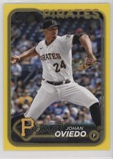 2024 Topps Series 1 Yellow Johan Oviedo #65 17st