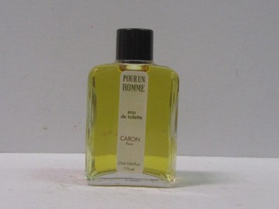 Pour Un Homme by Caron For Men 0.84 oz 25 ml Eau de Toilette Pour Splash Vintage