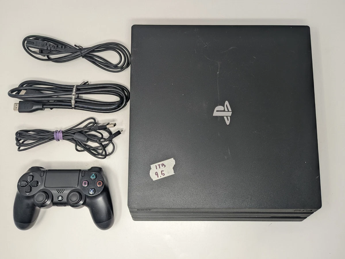 Sony PlayStation 4 Pro Black 1 TB Consoles for sale | eBay