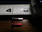 Bicycle spoke nipples red aluminum & nickel plated brass misc. - 29 and 35 count — photo 3