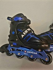 NWOT AIRWALK INLINE SKATES ROLLER BLADES SIZE 5-8 - BLUE BRAND NEW