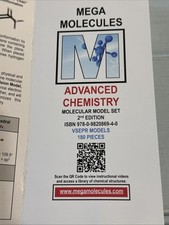 Mega Molecules Advanced Chemistry Molecular Model Set - Lightweight, Model 3450