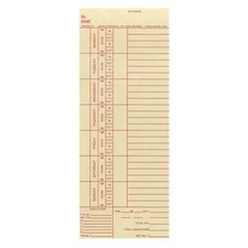 Amano Ama5200-2 Bi-Weekly Time Cards, Pk1000