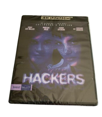 Hackers 4K UHD Blu-ray  Angelina Jolie Jonny Lee Miller Collector's Edition