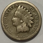 1863 - Indian Head Cent - Exact Coin Imaged #IND94