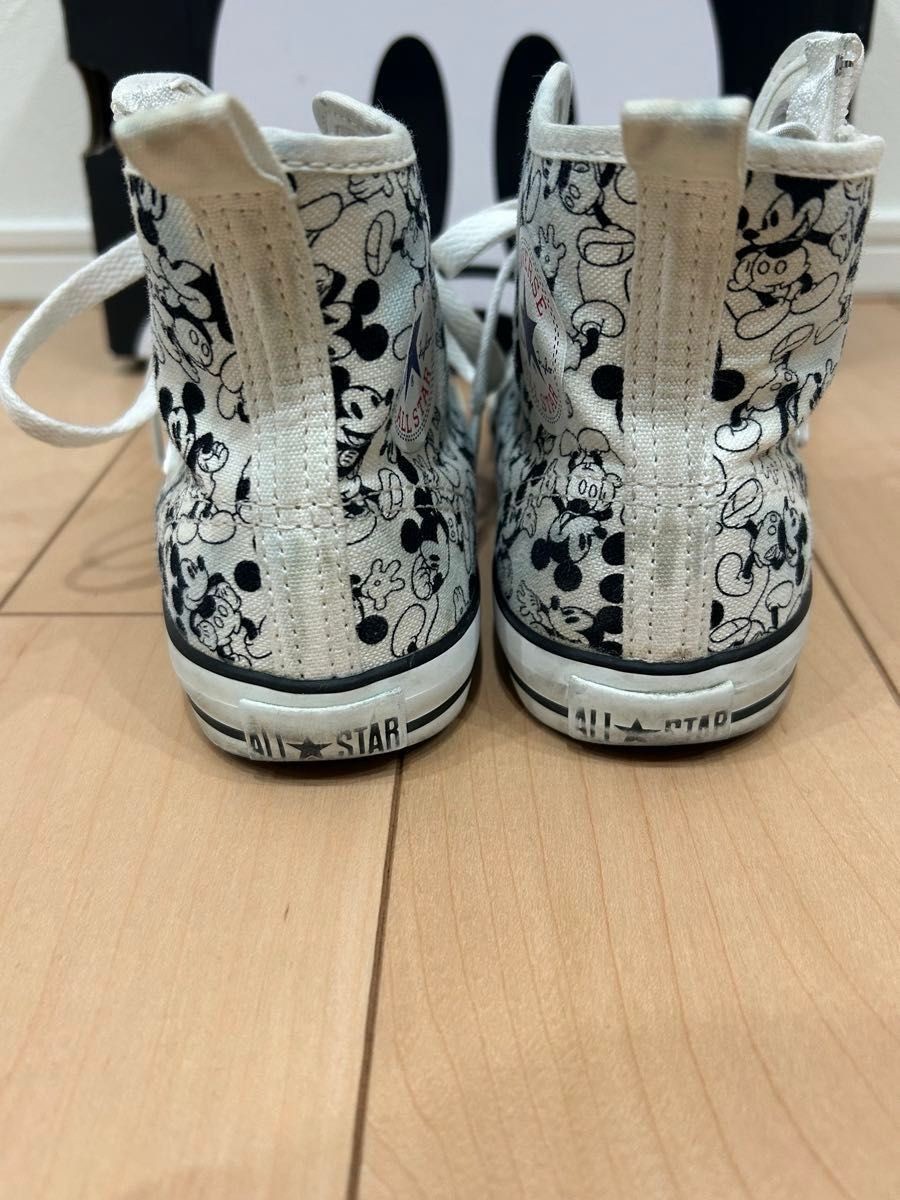 Converse All Star Disney Mickey Mouse High Top Shoes 19cm Used Japan Limited thumbnail 5