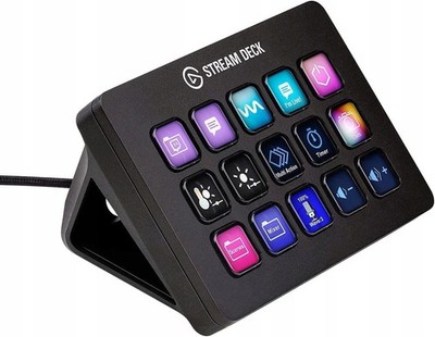 Elgato Stream Deck MK.2 Steuerpult mit 15 Tasten, LCD-Display und USB 2.0