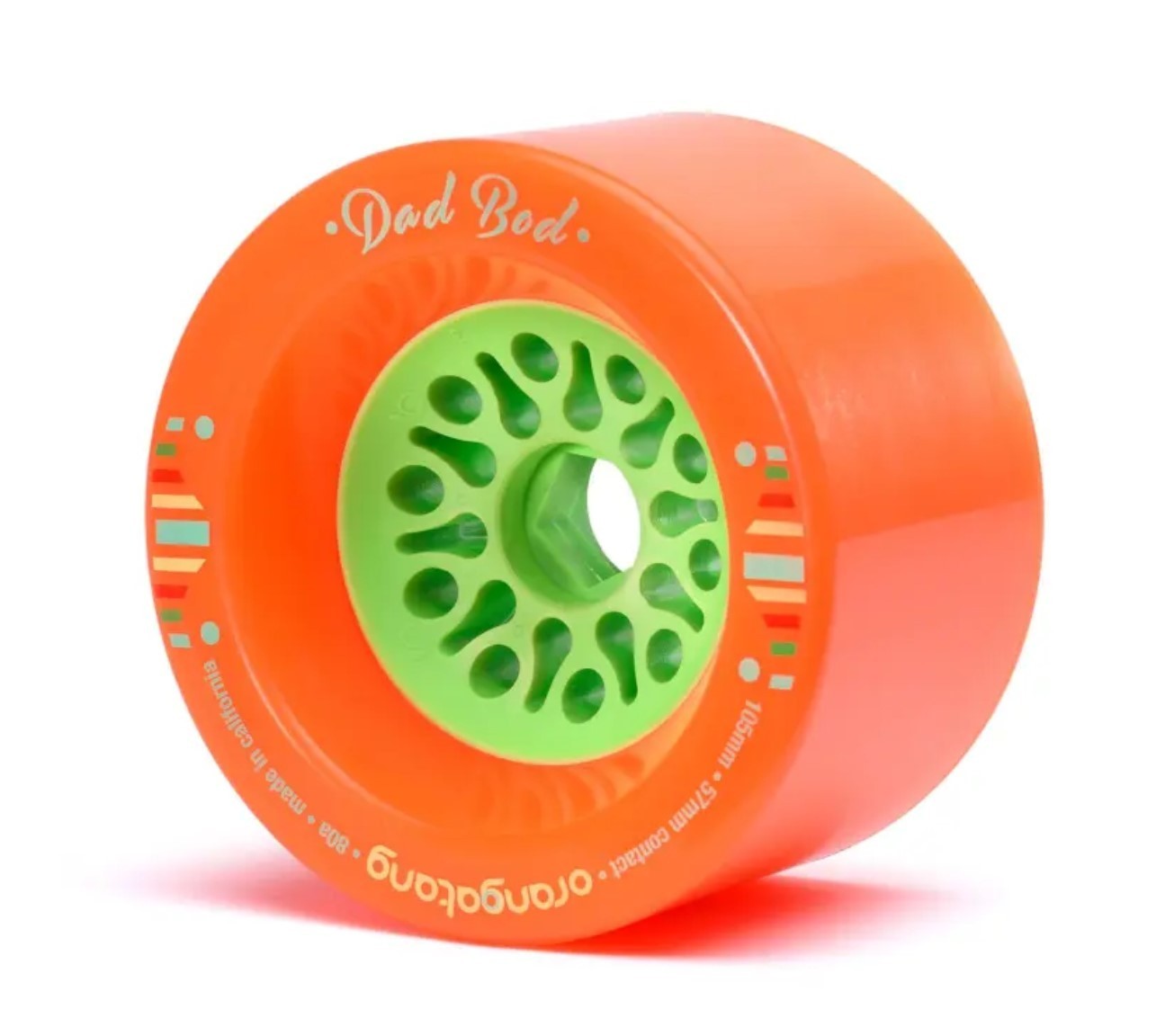 ORANGATANG DAD BOD 105mm 80A Longboard Rollen CRUISER Elektro Longboard