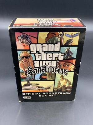 GRAND THEFT AUTO SAN ANDREAS OFFICIAL SOUNDTRACK BOX SET - Complete
