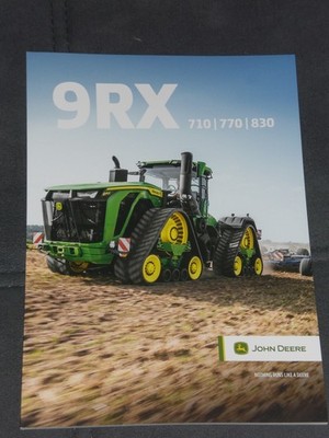 JOHN DEERE 9RX 830, 770, 710 Traktoren Prospekt von 05/2025 ( JD 302 )