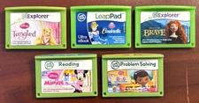 5 Leap Frog LeapPad Explorer Learning Game lot  LeapPad 1 2 3 XDI Ultra Ultimate