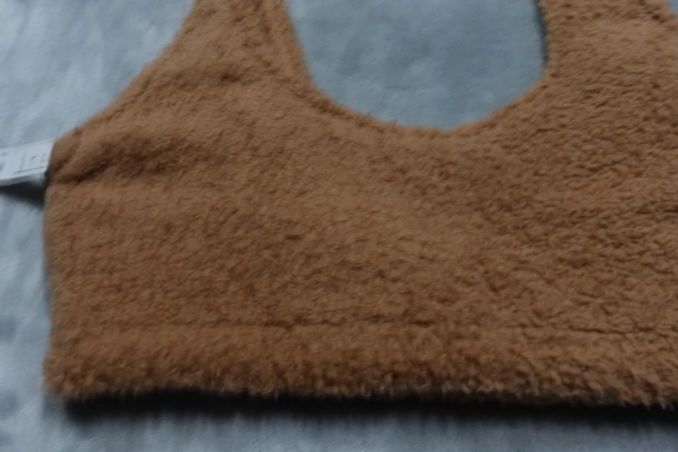 Victoria's Secret Brown Large Co-zzzy Fleece Bralette NWT - Image 2 of 3