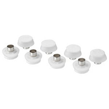 Ikea FIXA Floor Protectors Felt Pads With Rivet For Furniture Chair Legs Cap