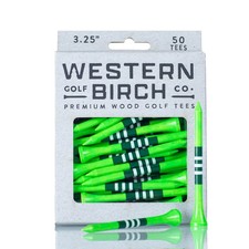 Western Birch Golf Company "Margarita" Signature 3.25" Bamboo Golf Tees 50ea.