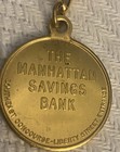Vintage Manhattan Savings Bank WTC World Trade Center Key Chain — photo 3