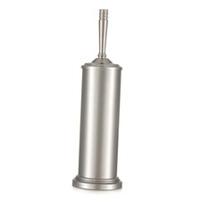 Stain Nickel Toilet Brush and Holder Set, Stainless Steel Toilet Satin Nickel