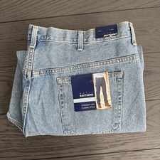 Basic Editions Regular Fit Straight Leg 46 X 30 Men  s Denim Jeans Classic Style