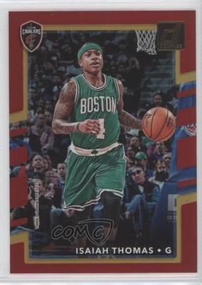 2017-18 Panini Donruss Holo Red Laser 42/99 Isaiah Thomas #9 2t9