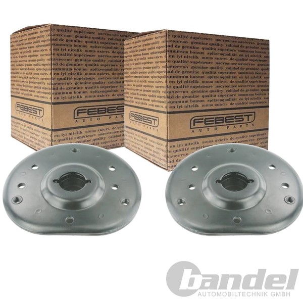 2X Febest Domlager Vorne Passend FÜR Ford Galaxy Mondeo S-MAX Volvo S60 S80 V60-image
