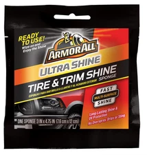 Armor All Ultra Shine Car Auto Tire & Trim Shine Sponges (8 count) Ready to Use