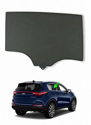 Fits 2016-2022 Kia Sportage Passenger Side Right Rear Door Window Glass Tinted
