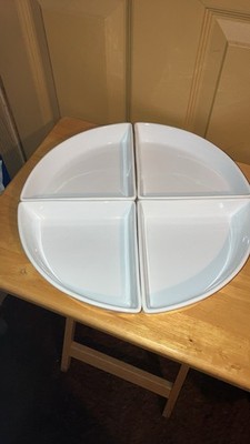 Better Homes & Gardens  4-Piece Divided Platter Set