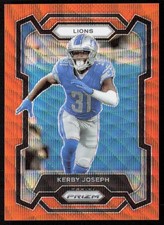 2023 Prizm Kerby Joseph Orange Wave /60 Lions