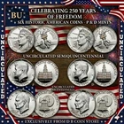 UNC - 2026 P & D Semiquincentennial + Kennedy + "Ike Silver Dollar" Bicentennial