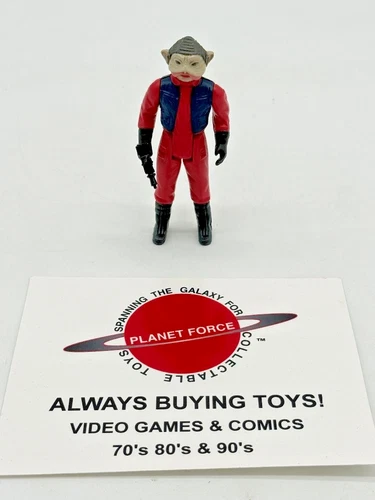 1983 Nien Nunb Complete Vintage Star Wars ROTJ Kenner Figure All Original